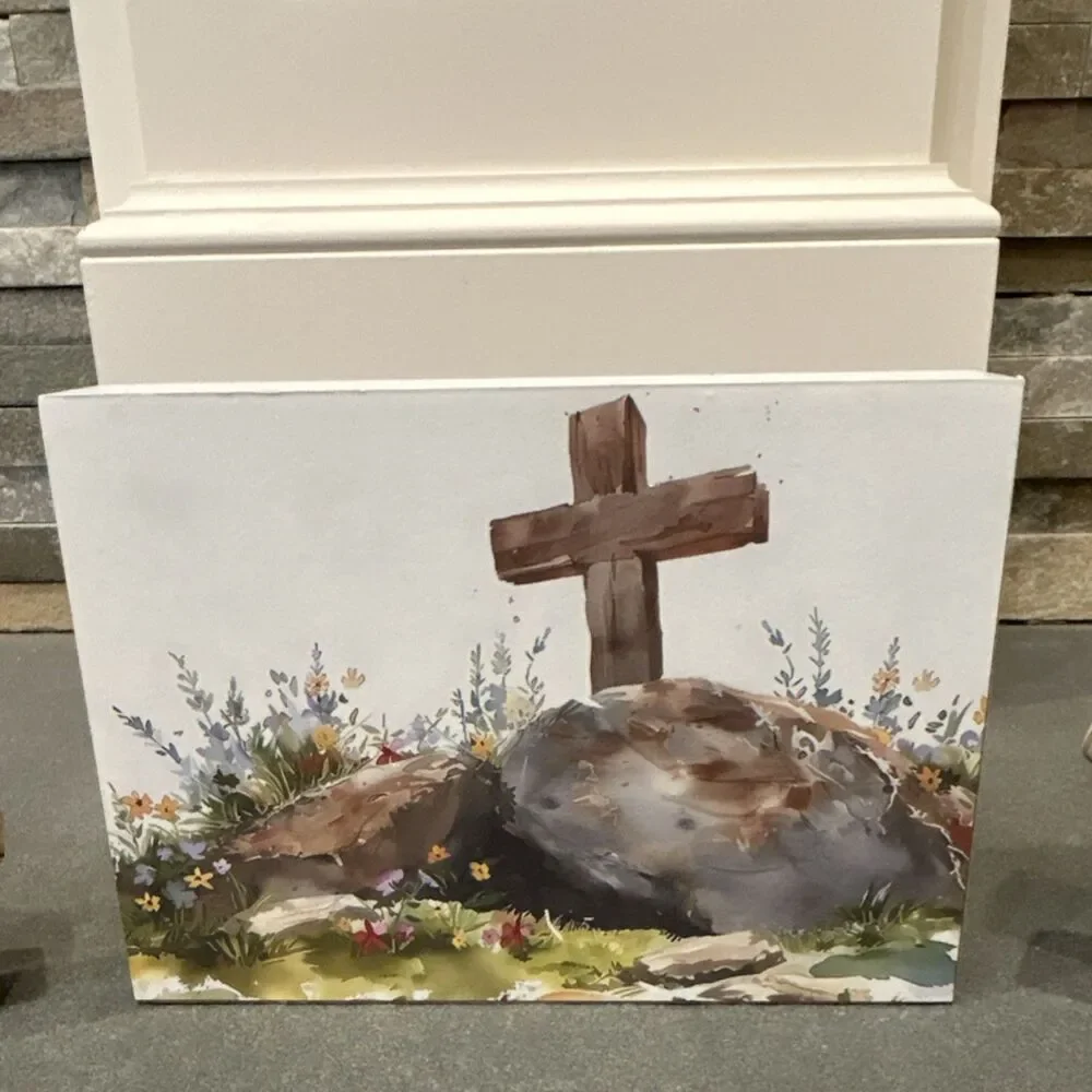 Hobby Lobby Easter 2026 Inspirational Table Pieces Church Figurine Cross Set